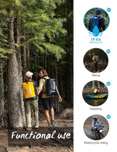 Waterproof Backpack (20L / Yellow)