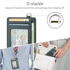 Slim Minimalist Wallet RFID Credit Card Holder for Men (small / Black Blue)