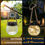 4 Pack M Size Solar Lantern Gifts for Women (M Size, 4 Pack)