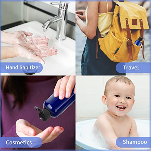 3.4 oz Travel Bottles for Toiletries (Blue)