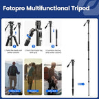 59" Carbon Fiber Travel Tripod (Black / 62" Video (Carbon Fiber))
