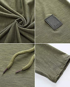 Mens Fashion Hoodies Sport Pullover Solid Color Shirt Workout Lightweight Tops Green XX (XX-Large / Green1)