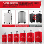 Travel Luggage Cover (Red / 26-27 inch)