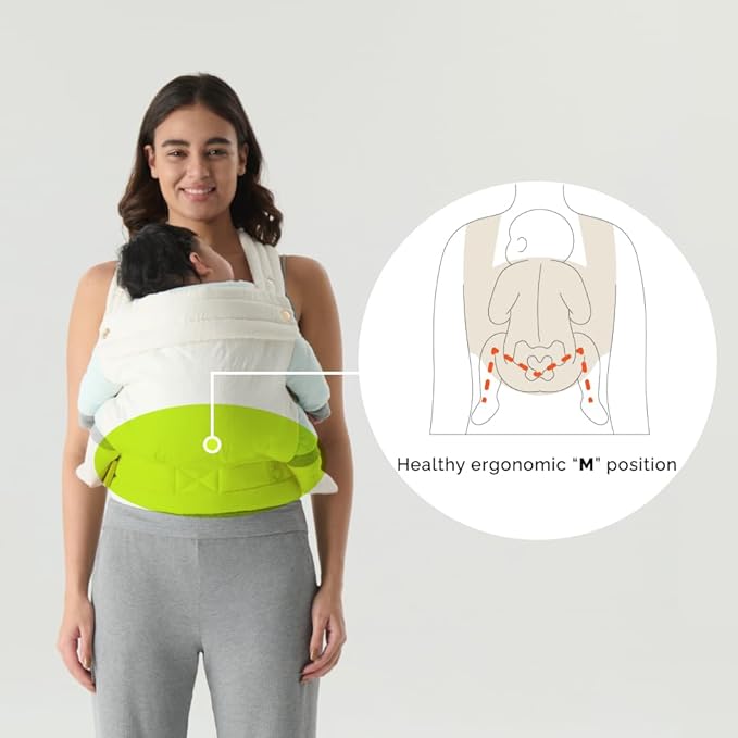 NEST BLANCHE Baby Carrier – Soft Cotton Linen Blend - Image 6