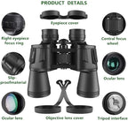 Binoculars for Adults 20x50 High Power Low Light Waterproof HD Compact - Image 4