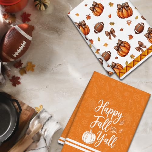Fall Football Kitchen Towels 4 PCS