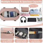 Women Travel Duffle Bags (Pink / Large)