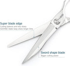 Hair Cutting Scissors Sharp to Cut Hair Cutting Shears Professional Haircut 6 Inch 440c for hairdresser or home use KINSARO for Hairdresser Barber or Home Use