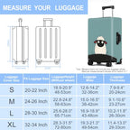 Luggage Cover Washable Suitcase Protector Anti (Little Sheep / XL(fits 32-34Inch suitcase))