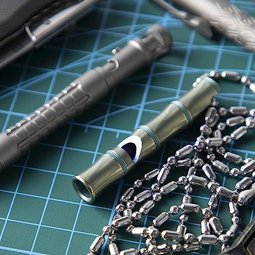 Titanium Whistl Survival Whistle Emergency Loud Sound (green)