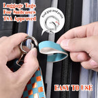 Luggage Tags for Suitcases Travel Accessories (Blue+orange)