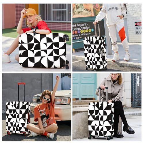 Geometric Minimalist Luggage Cover (#22 / M(fits 24-26Inch suitcase))