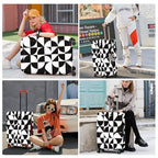 Geometric Minimalist Luggage Cover (#22 / M(fits 24-26Inch suitcase))