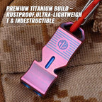 Titanium Emergency Survival Whistle (Purple)