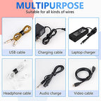 60x Cable Management Ties (60 Count (Black))