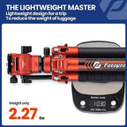64" Video Camera Tripod with Fluid Head for Smooth Panning (X-Aircross 3 Lite Video Orange)