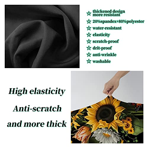 Suitcase Protector Plus 1 Luggage Tag (Sunflower Orchids / XL)