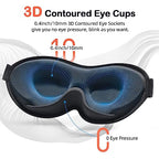 Sleep Mask for Side Sleeper (Gray)