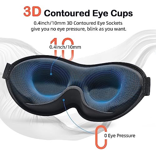 Sleep Mask for Side Sleeper (Gray)