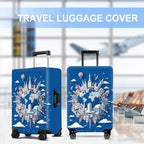 Earth Luggage Cover Washable Suitcase Protector Anti (Earth / XL(32-34inch suitcase))