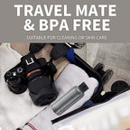 3.4 oz Travel Bottles for Toiletries (Black)