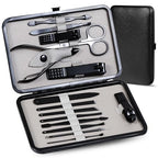 High Precision Stainless Steel Nail Clippers Set (Light Gray 15 Pieces)