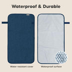 Portable Diaper Changing Pad (Navy Blue)