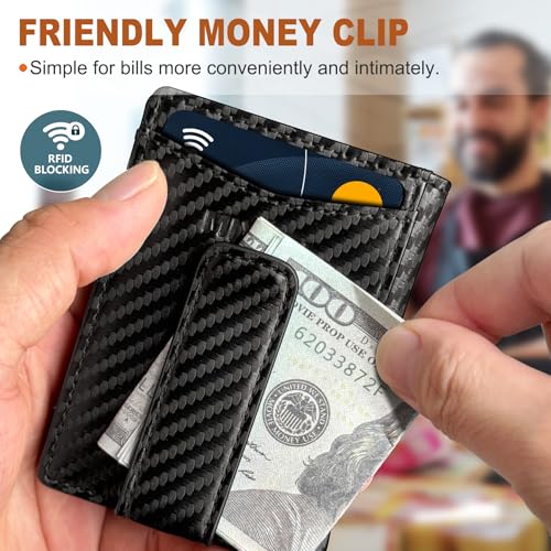 Airtag Wallet for Men (Black092)