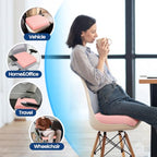 Seat Cushion Chair Pad (Pink / Large)