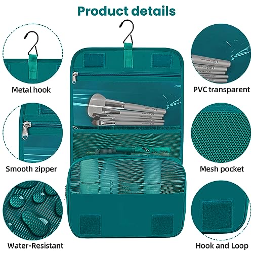10 Set Packing Cubes Various Sizes Packing Organizer for Travel Accessories Luggage Carry On Suitcase (10-Teal / 10 Set-full Mesh)