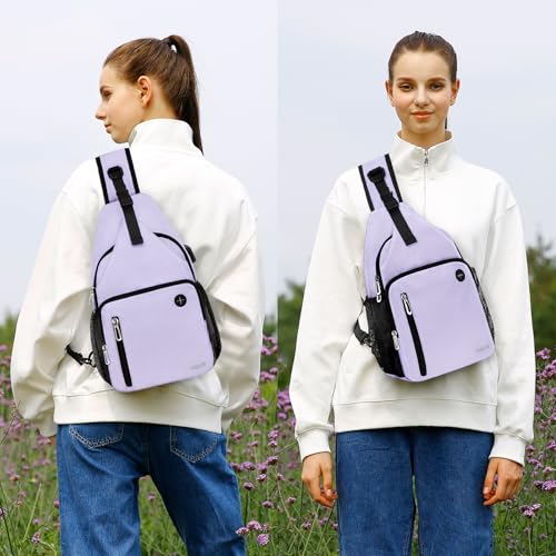 Sling Backpack Bag (Purple)
