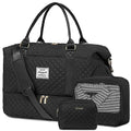 Travel Duffle Bag (Black-b-3pc / Large-3 Pcs)