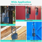 CL21BG 2.6 Inch Long Shackle Combination Lock (Blue-Gray (L) *1)