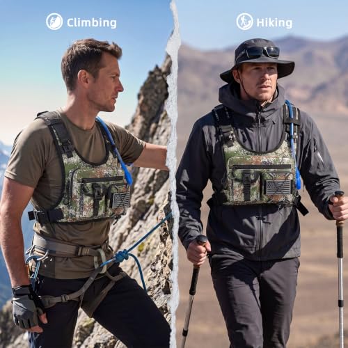 USA Patent Running Hydration Vest Backpack (Cagreen / Standard)