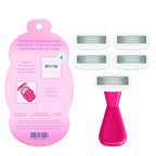 Women's Mini Travel Razor Shave Kit, 1 Mini Travel Razor Handle + 5 Blade - Image 3