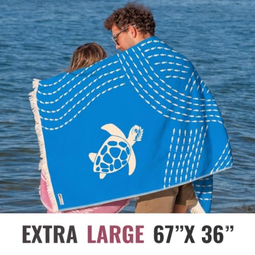 Turkish Beach Towel (Turquoise)