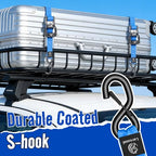 Ratchet Straps 4 Pack (Blue / 8.2 Ft)