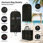 43" Hanging Clothes Garment Bag for (43inch garment bag 2 pack)