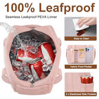 Corduroy Lunch Box Lunch Bag for Women Men (A-Pink / Small - 7L)