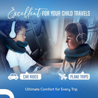 Kids Travel Neck Pillow (Gray / Medium)