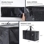 Moving Bags Heavy Duty Extra Large (Black / 12 Pack)