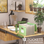 Accordion File Organizer (Grass Green)