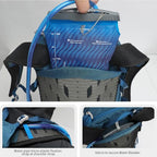 Hiking Hydration Backpack with 2L (Blue-3L Water Bladder)