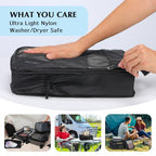 Compression Packing Cubes for Travel (10 Mesh/Black / 10 Set)