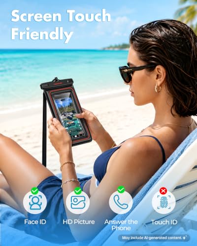Floating Waterproof Phone Pouch 2 Pack (8.0 inch)