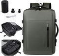 Vacuum-sealed travel computer backpack, Water-Resistant, by Unknown
