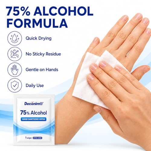 Extra Large 75% Alcohol Wipes