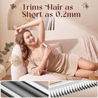 5-in-1 Bikini Trimmer for Women, Birthday Gifts for Women, Gift Set (Gold)