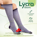Compression Socks Women & Men (Large-X-Large / I11-3pairs (Purple&steel Blue&light Gray))
