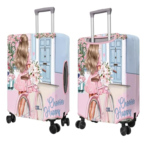 Travel Luggage Cover Suitcase Protector Fits 18 (Travel-3 / M(22-24in))